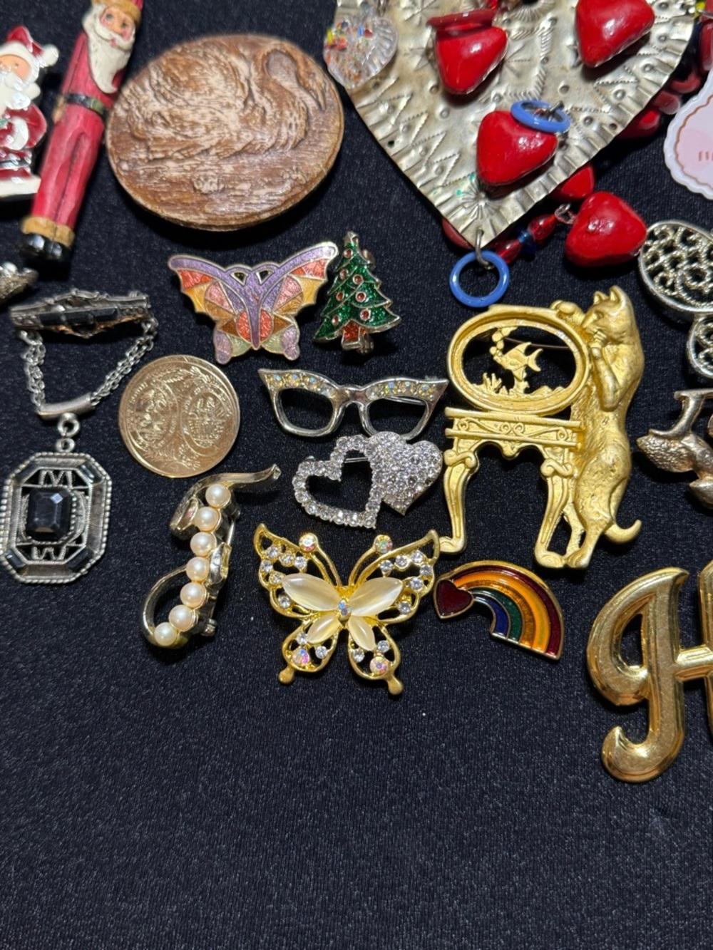 Vintage Mixed Costume Brooches - Picture 7 of 8